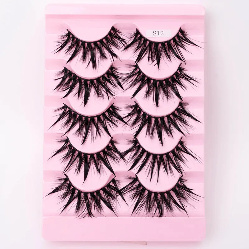 Natural 3D Dramatic Fairy Clusters Manga Lashes