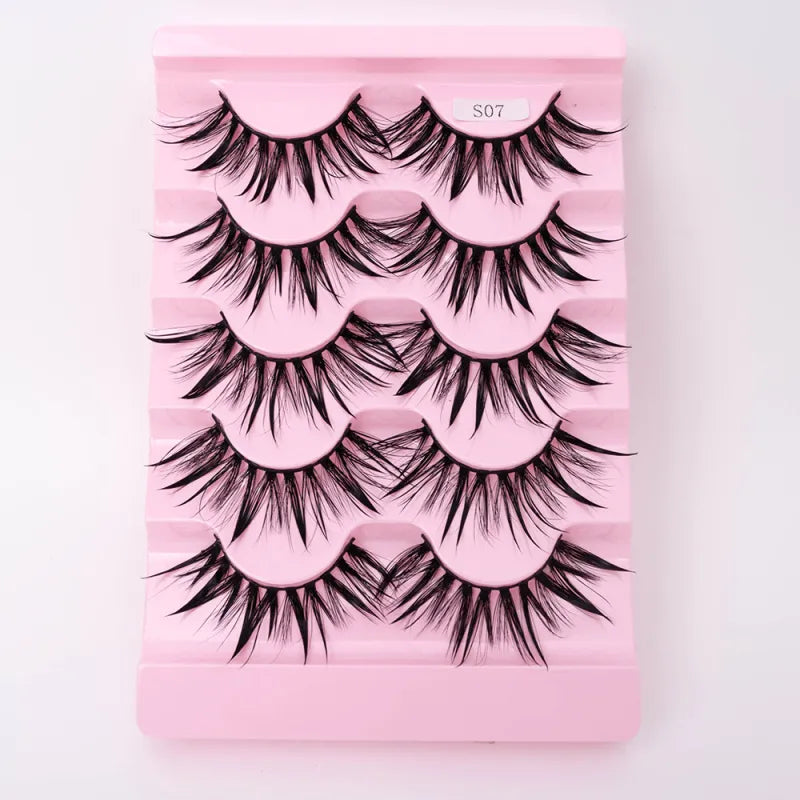 Natural 3D Dramatic Fairy Clusters Manga Lashes