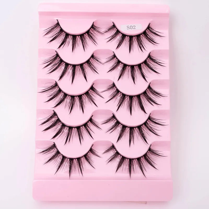 Natural 3D Dramatic Fairy Clusters Manga Lashes