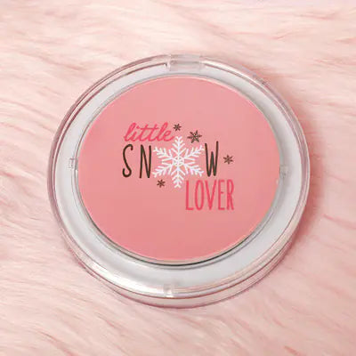 Mini Round Makeup Mirror with LED Light (Portable)