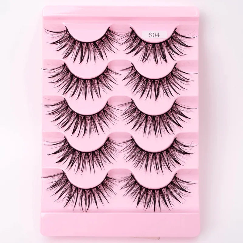 Natural 3D Dramatic Fairy Clusters Manga Lashes