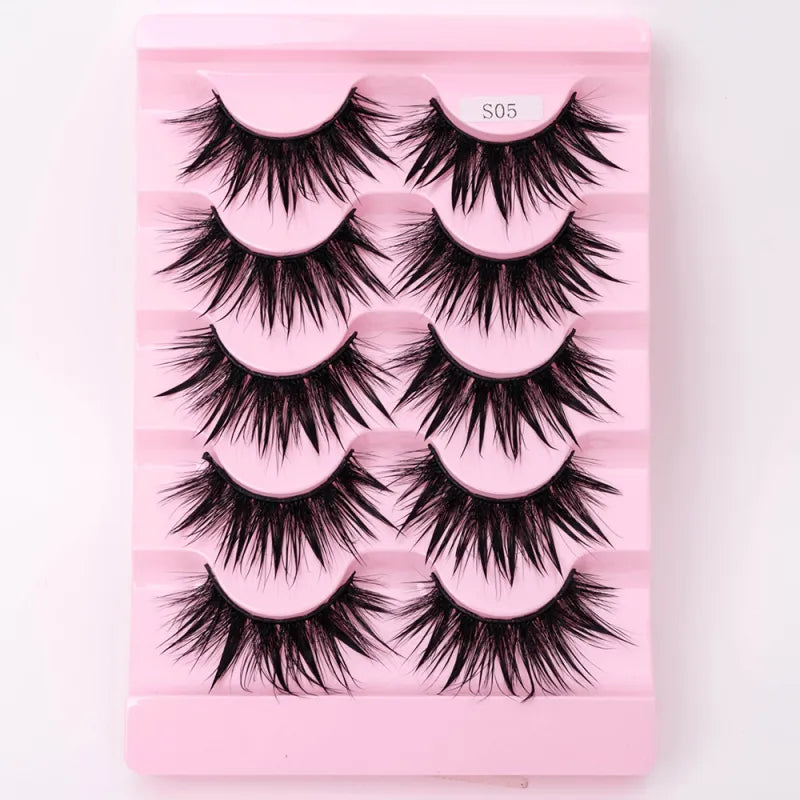 Natural 3D Dramatic Fairy Clusters Manga Lashes