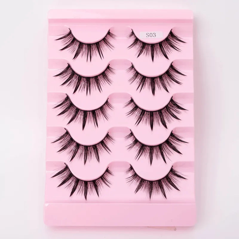 Natural 3D Dramatic Fairy Clusters Manga Lashes