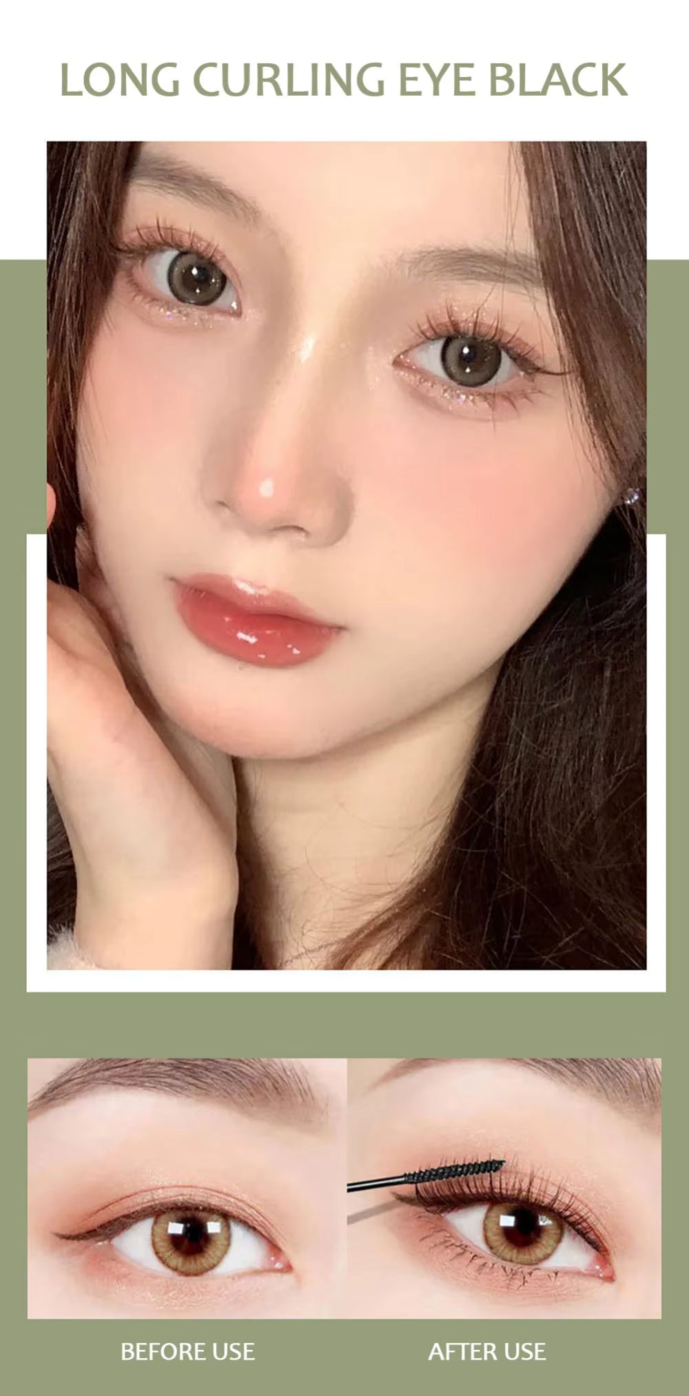 Black Waterproof Mascara for Long-Lasting Natural Lashes