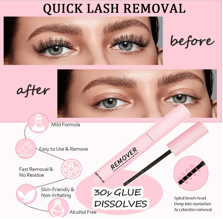 2Pcs Lash Glue Remover