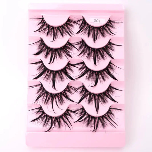 Natural 3D Dramatic Fairy Clusters Manga Lashes