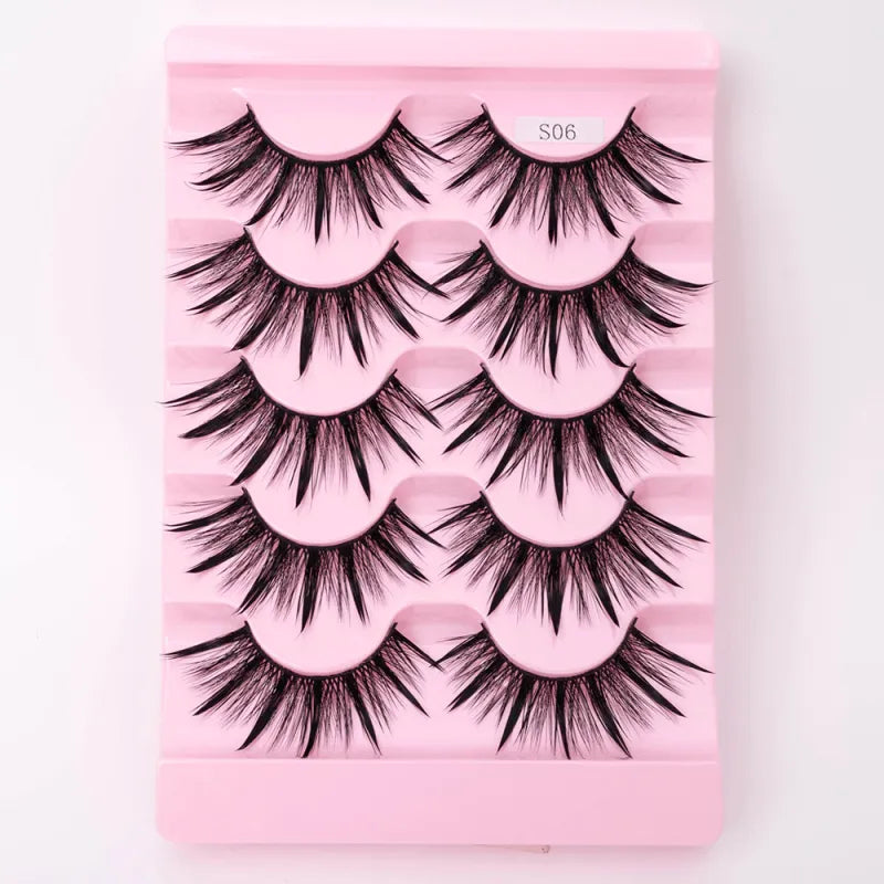 Natural 3D Dramatic Fairy Clusters Manga Lashes