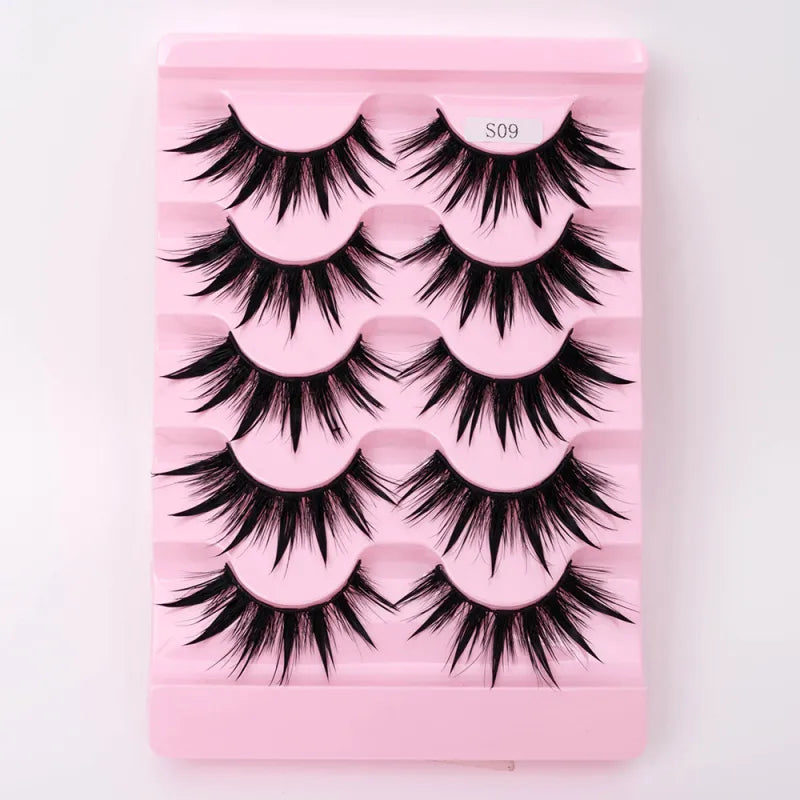 Natural 3D Dramatic Fairy Clusters Manga Lashes