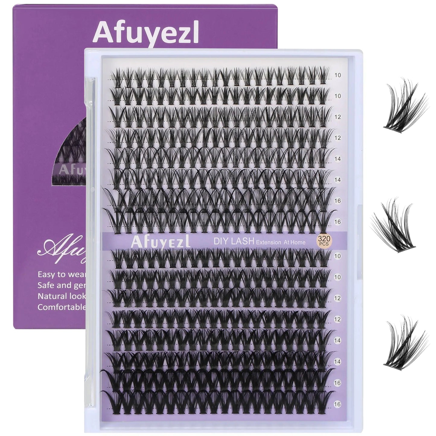 320 PCS Fluffy Lashes Lash Clusters