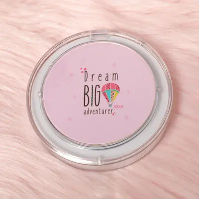 Mini Round Makeup Mirror with LED Light (Portable)