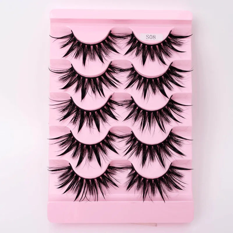 Natural 3D Dramatic Fairy Clusters Manga Lashes